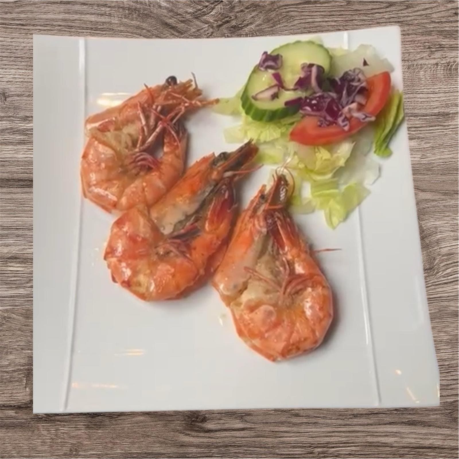 Gambas a la plancha