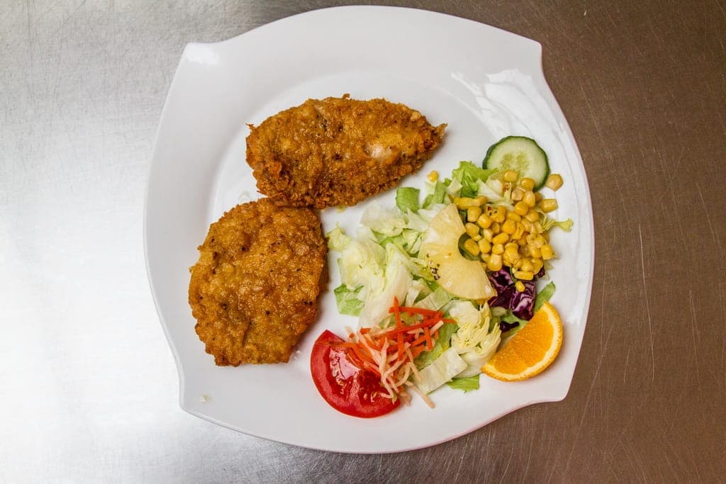 Kipschnitzel schotel