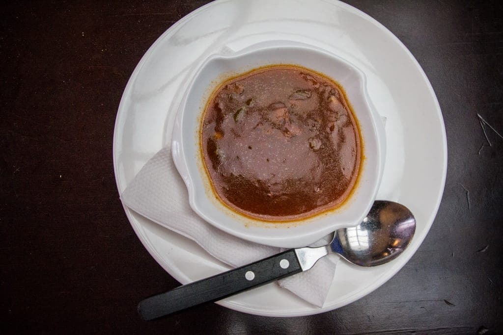 Sopa a la carbonada: Goulashsoep